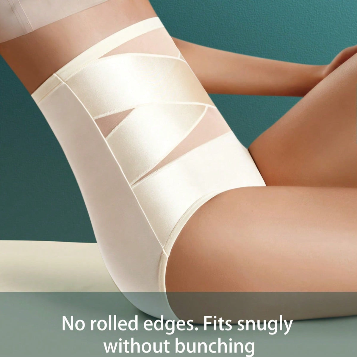Women's Seamless High-Waisted Tummy Control Triangle Briefs