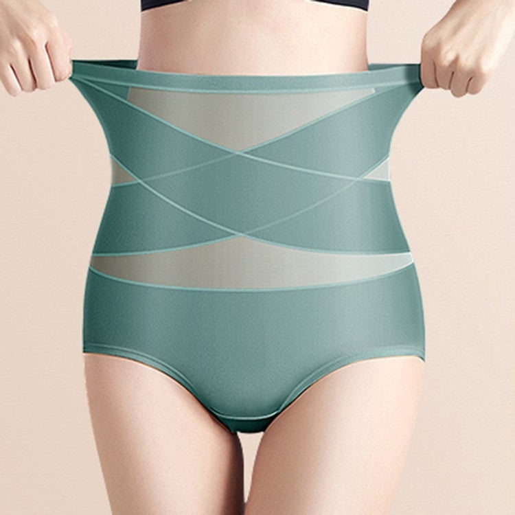 Women's Seamless High-Waisted Tummy Control Triangle Briefs