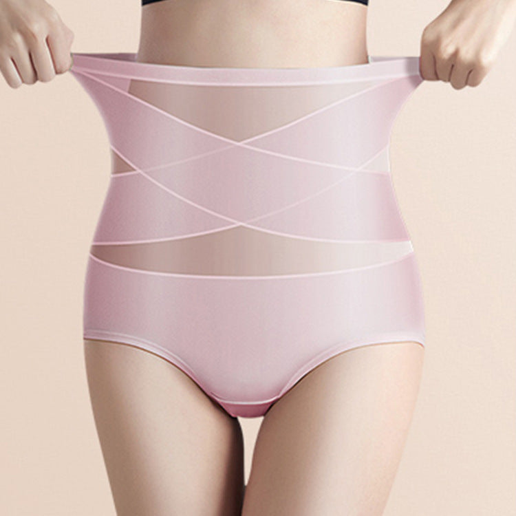 Women's Seamless High-Waisted Tummy Control Triangle Briefs