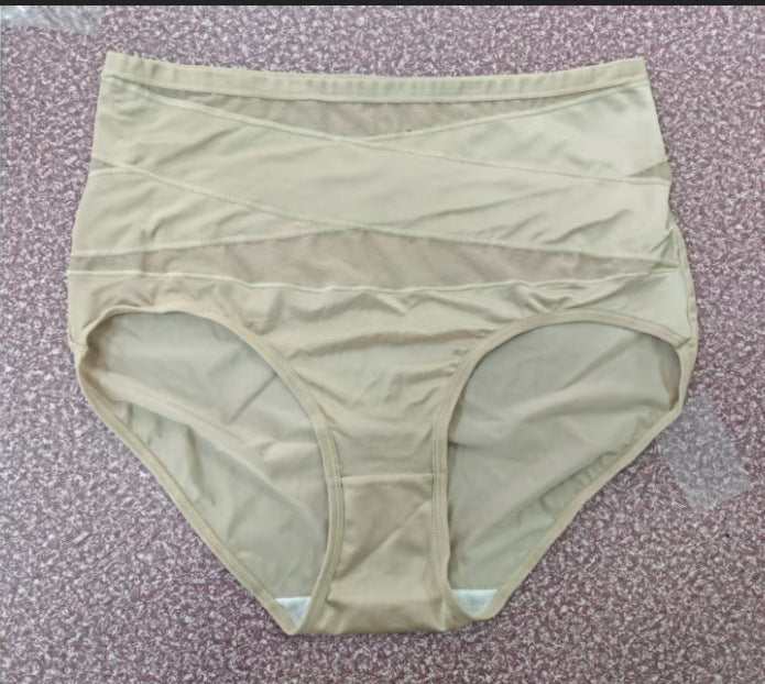Women's Seamless High-Waisted Tummy Control Triangle Briefs