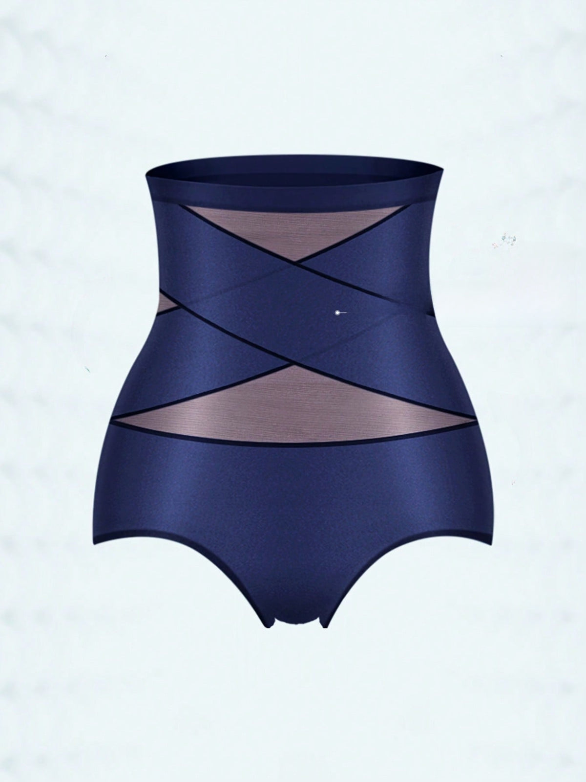 Women's Seamless High-Waisted Tummy Control Triangle Briefs