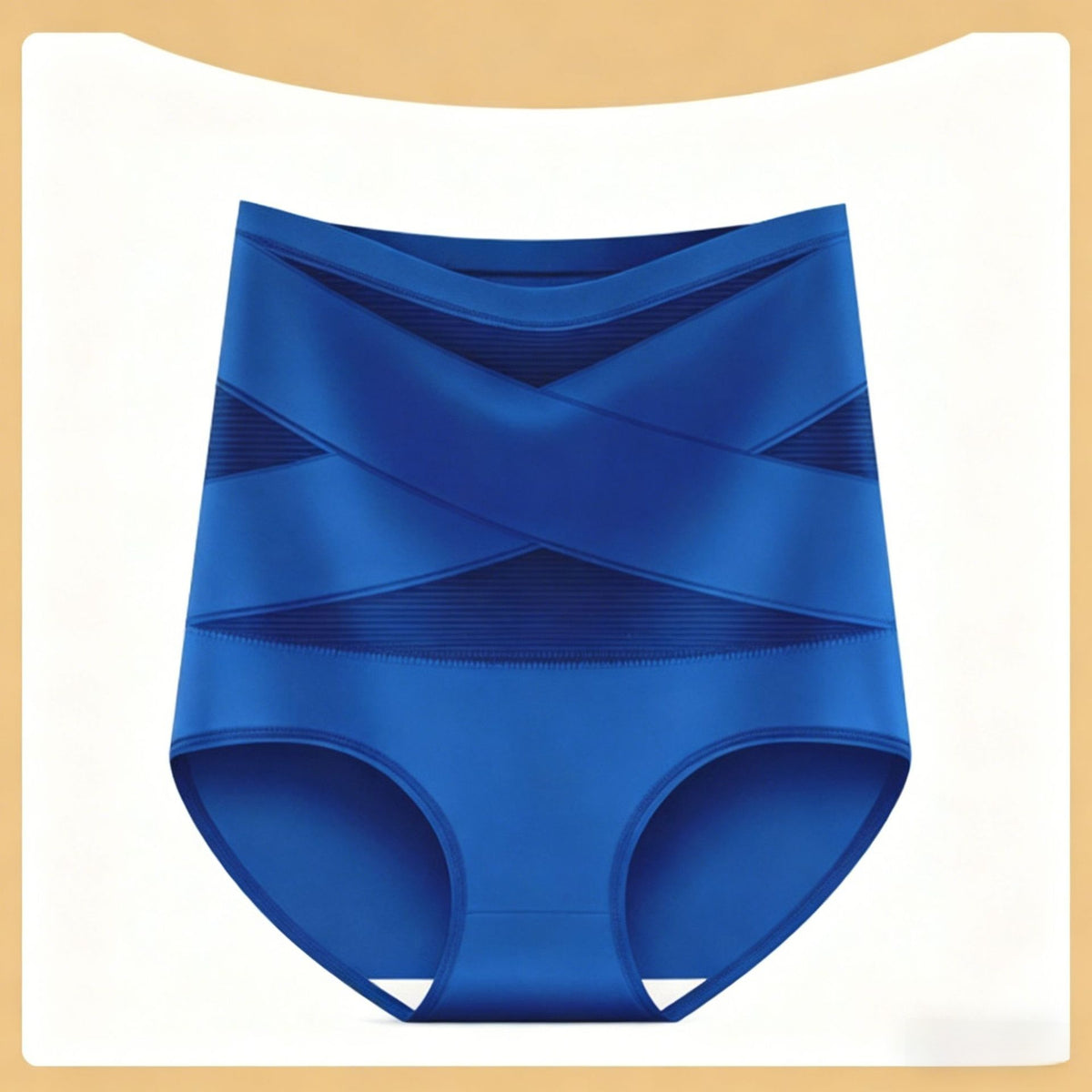 Women's Seamless High-Waisted Tummy Control Triangle Briefs