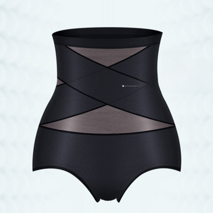 Women's Seamless High-Waisted Tummy Control Triangle Briefs